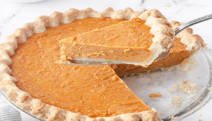 sweet potato pie with graham cracker crust